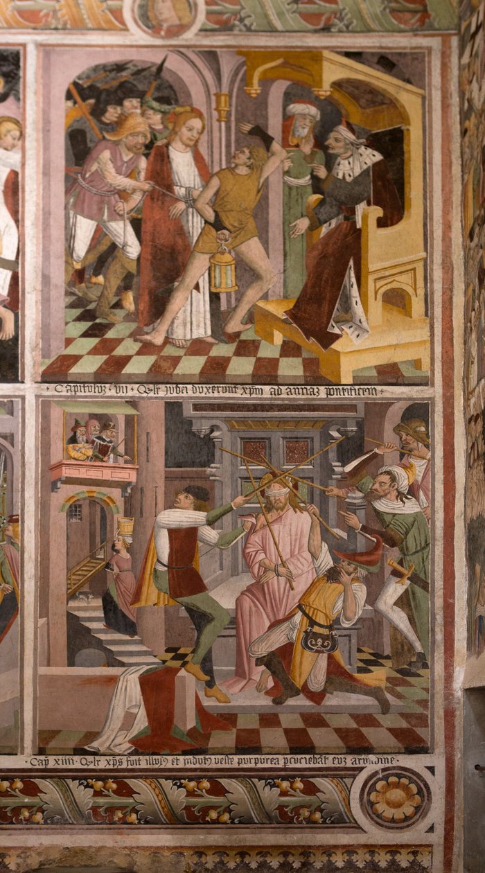 Jelenetek Krisztus életéből, 1492 körül (freskó) alkotó: Giovanni Canavesio