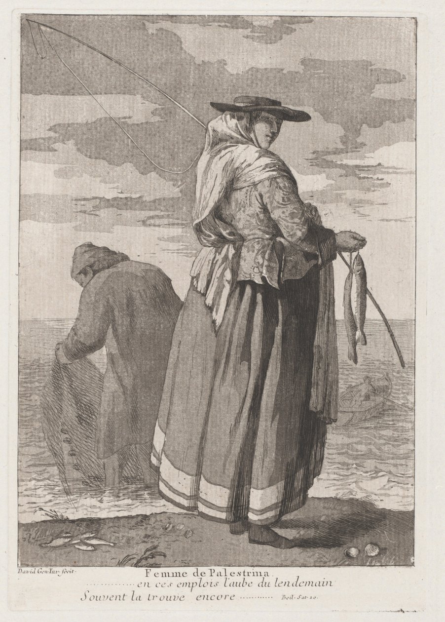 Femme de Palestrina (nő Pellestrinából) alkotó: Giovanni David