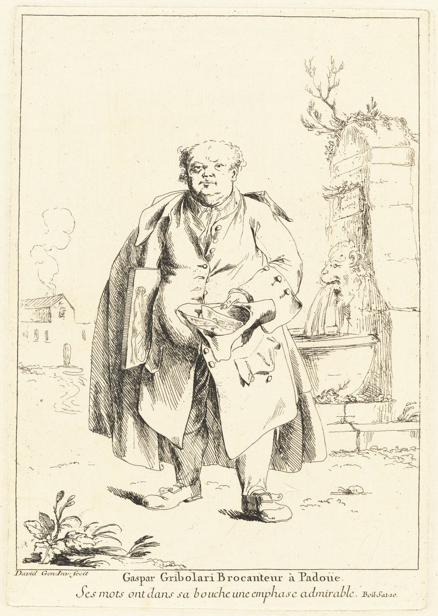 Gaspar Gribolari használt kereskedő Padovában (Gaspar Gribolari használt kereskedő Padovában) alkotó: Giovanni David