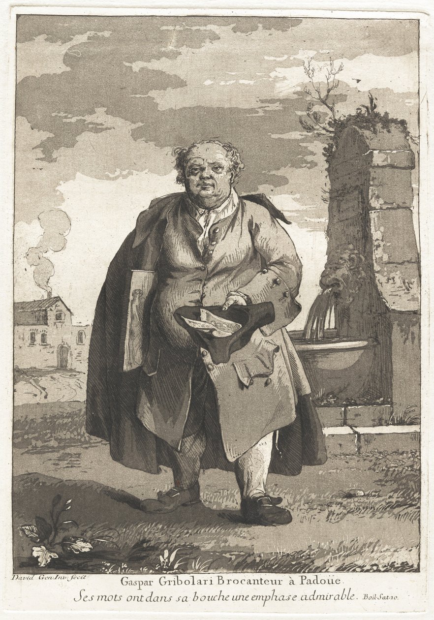Gaspar Gribolari használt kereskedő Padovában (Gaspar Gribolari használt kereskedő Padovában) alkotó: Giovanni David