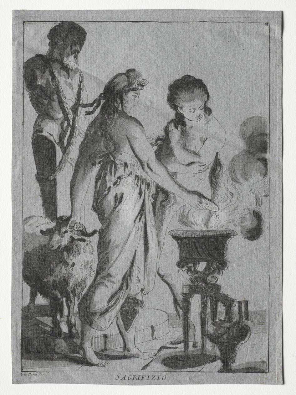 Áldozat, c. 1775-1776. alkotó: Giovanni David