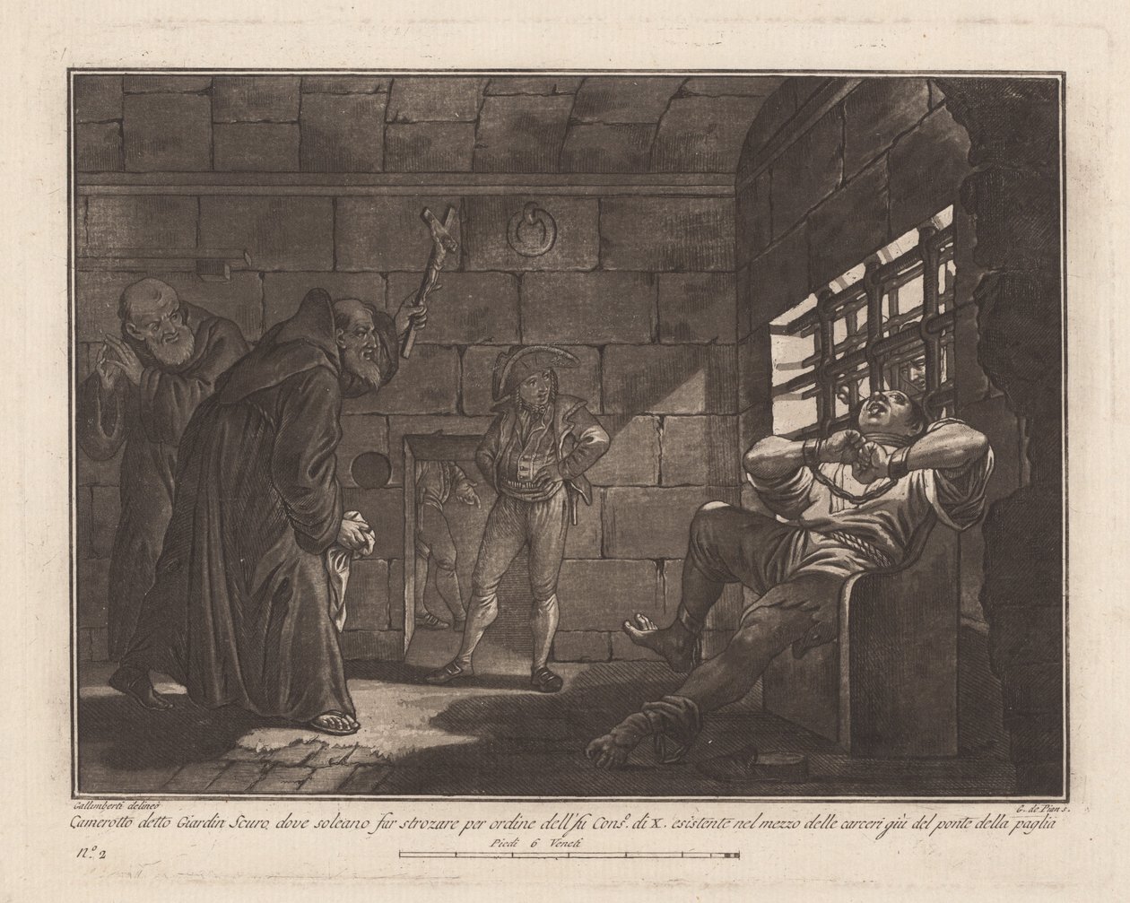 A "Giardin Scuro" a fojtogató kivégzésekhez alkotó: Giovanni De Pian, after Francesco Galimberti