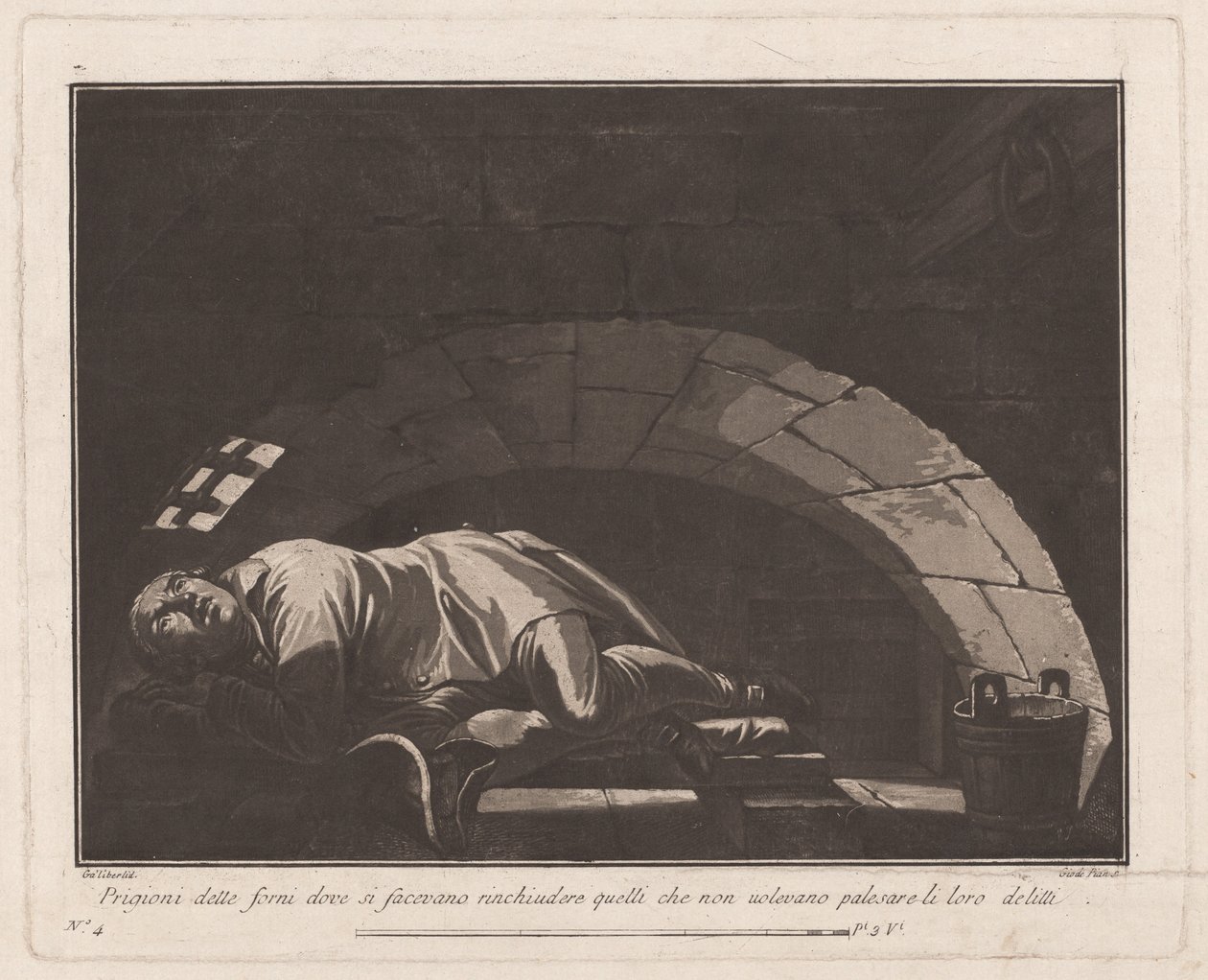 A „kemencék” azoknak, akik nem ismerik be bűneiket alkotó: Giovanni De Pian, after Francesco Galimberti