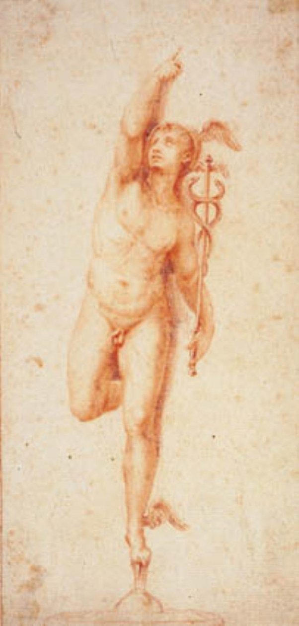 A Medici Merkúr Giambologna után alkotó: Giovanni Domenico Campiglia