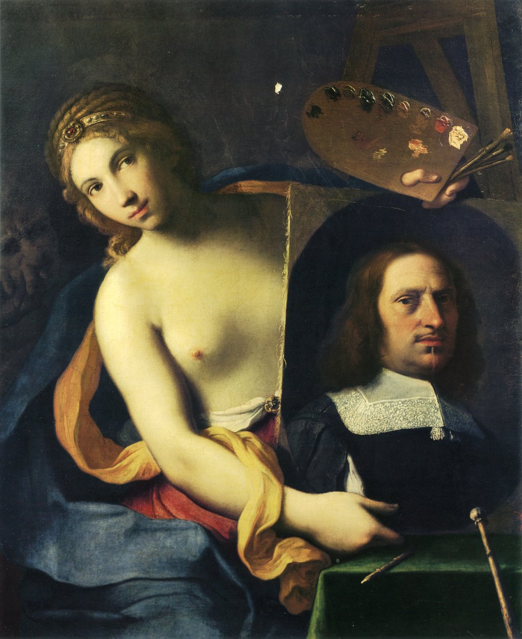 A festészet allegóriája alkotó: Giovanni Domenico Cerrini