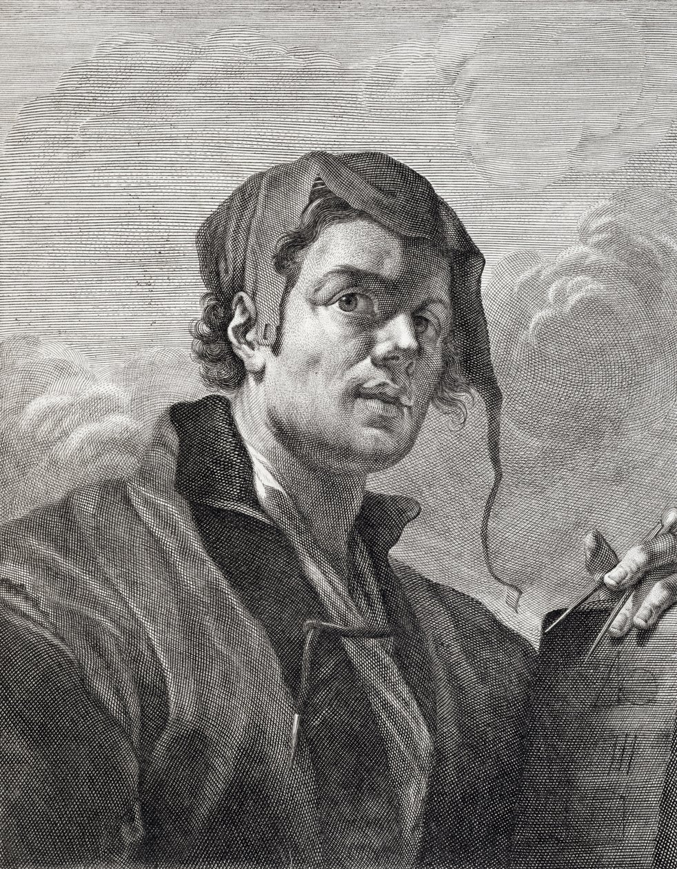 Gerrit van Honthorst (1590-1656), Cosimo Mogalli (1667-1730) metszete. alkotó: Giovanni Domenico Ferretti