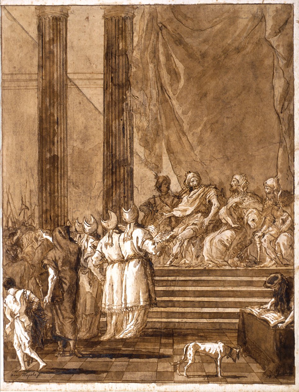 Vita királyok és papok között alkotó: Giovanni Domenico Tiepolo