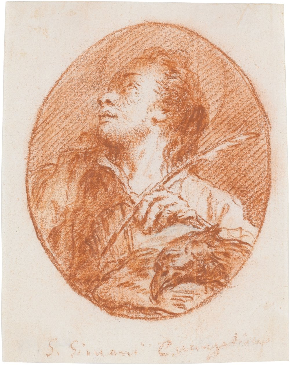 Szent János evangélista alkotó: Giovanni Domenico Tiepolo