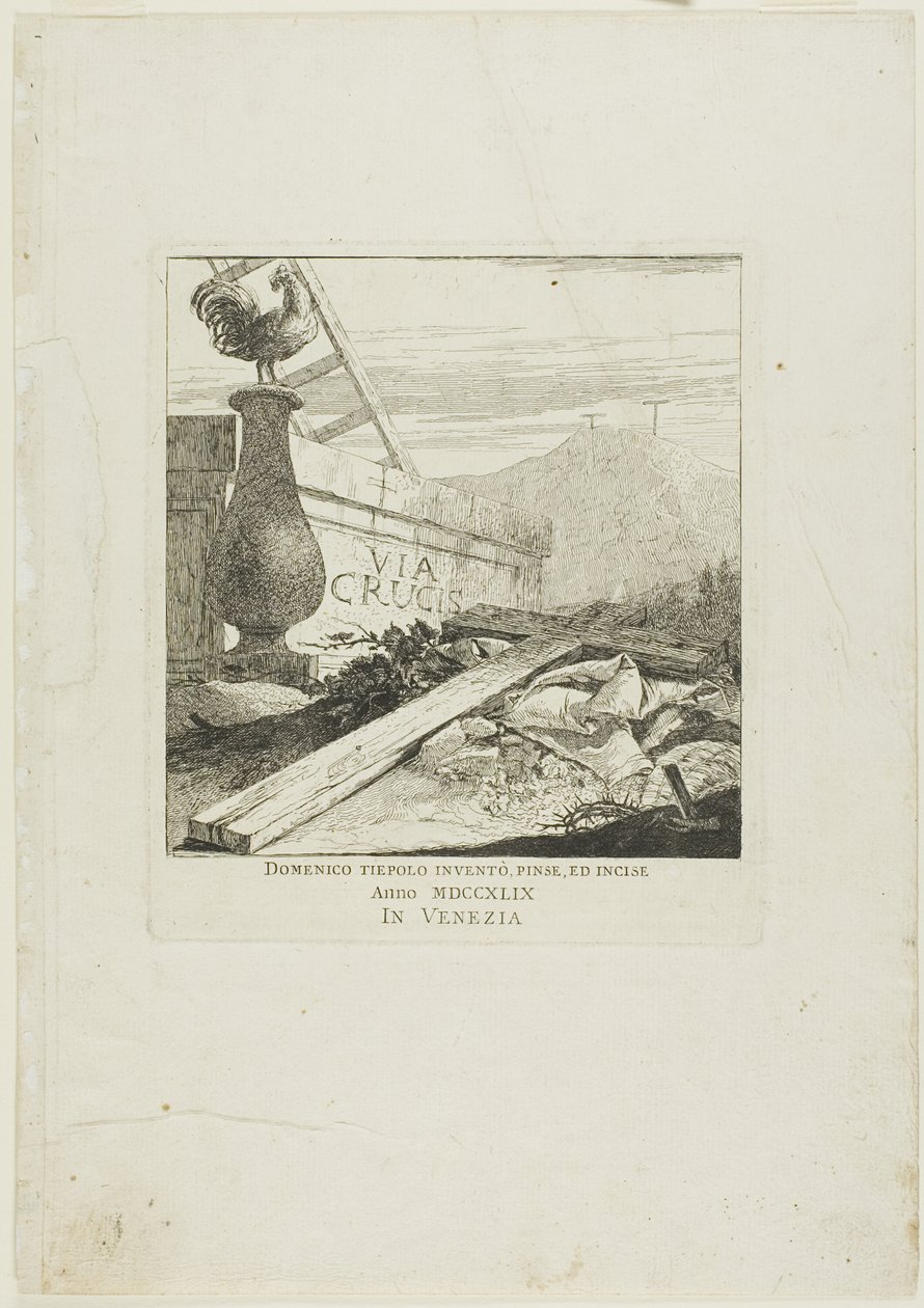 A keresztút homlokzata alkotó: Giovanni Domenico Tiepolo
