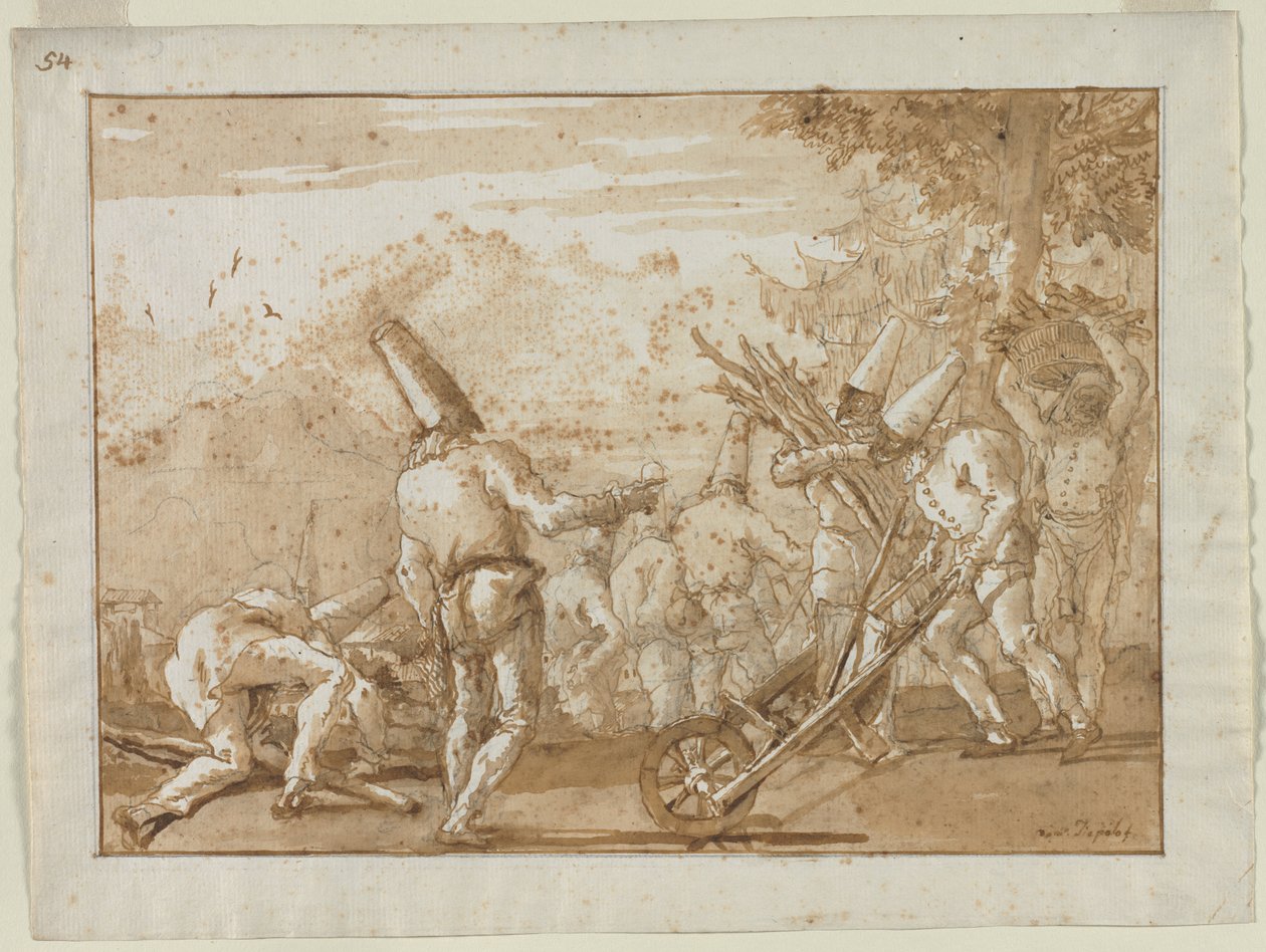 Fa gyűjtése alkotó: Giovanni Domenico Tiepolo