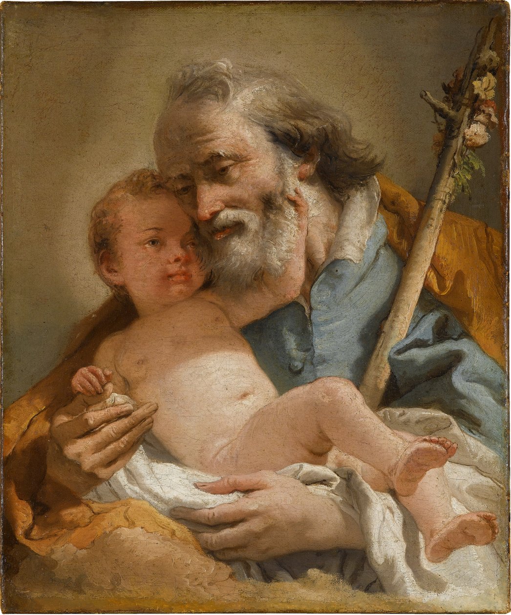 Szent József a kis Jézussal alkotó: Giovanni Domenico Tiepolo