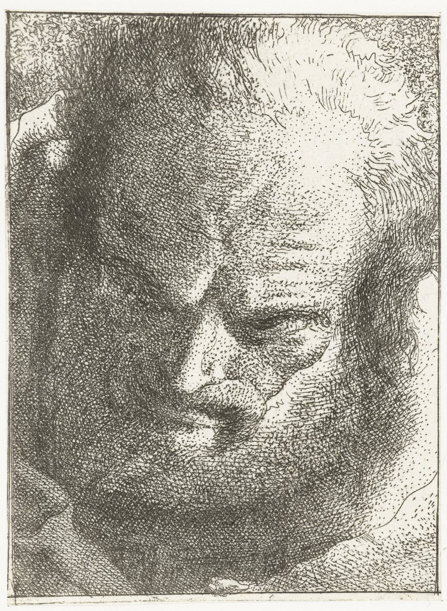 Az ember lenéz Fejgyűjtemény (sorozat címe) Raccolta di Teste (sorozat címe) alkotó: Giovanni Domenico Tiepolo