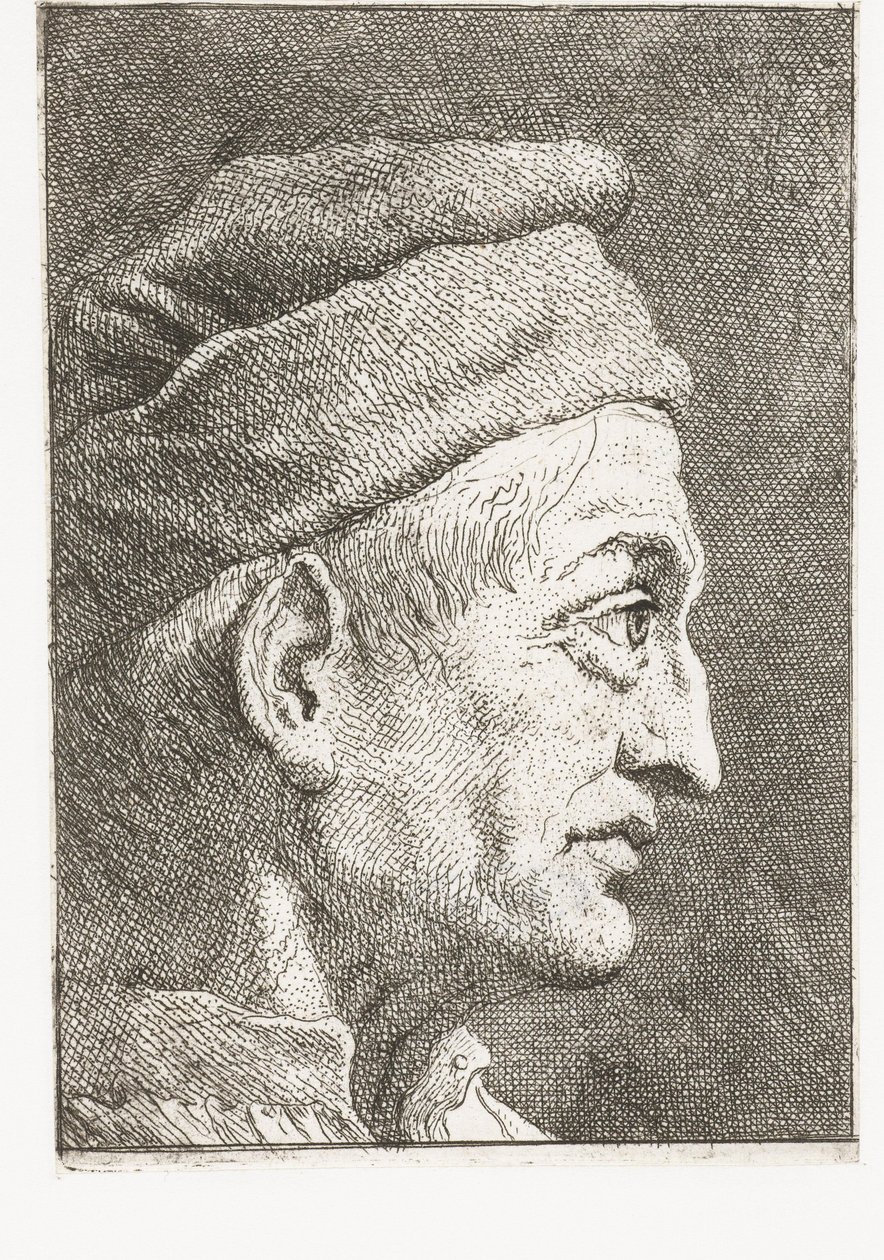 Sapkás férfi alkotó: Giovanni Domenico Tiepolo