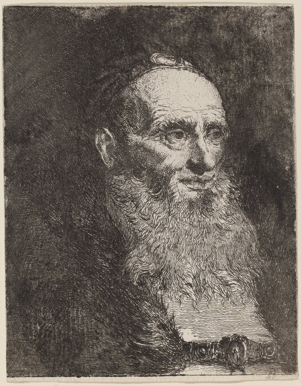 Szakállas öregember alkotó: Giovanni Domenico Tiepolo
