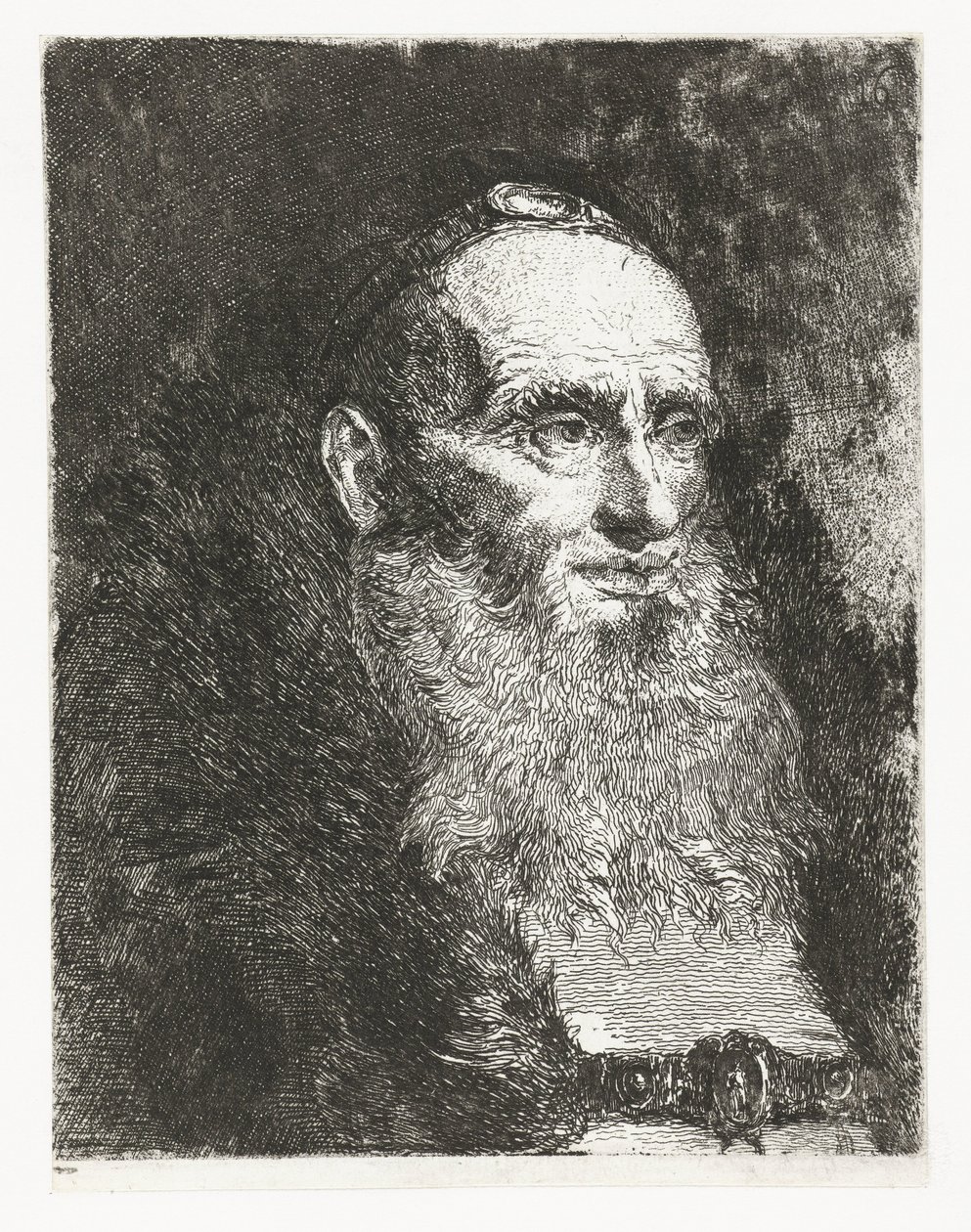 Idős ember Fejgyűjtemény (sorozat címe) Raccolta di Teste (sorozat címe) alkotó: Giovanni Domenico Tiepolo