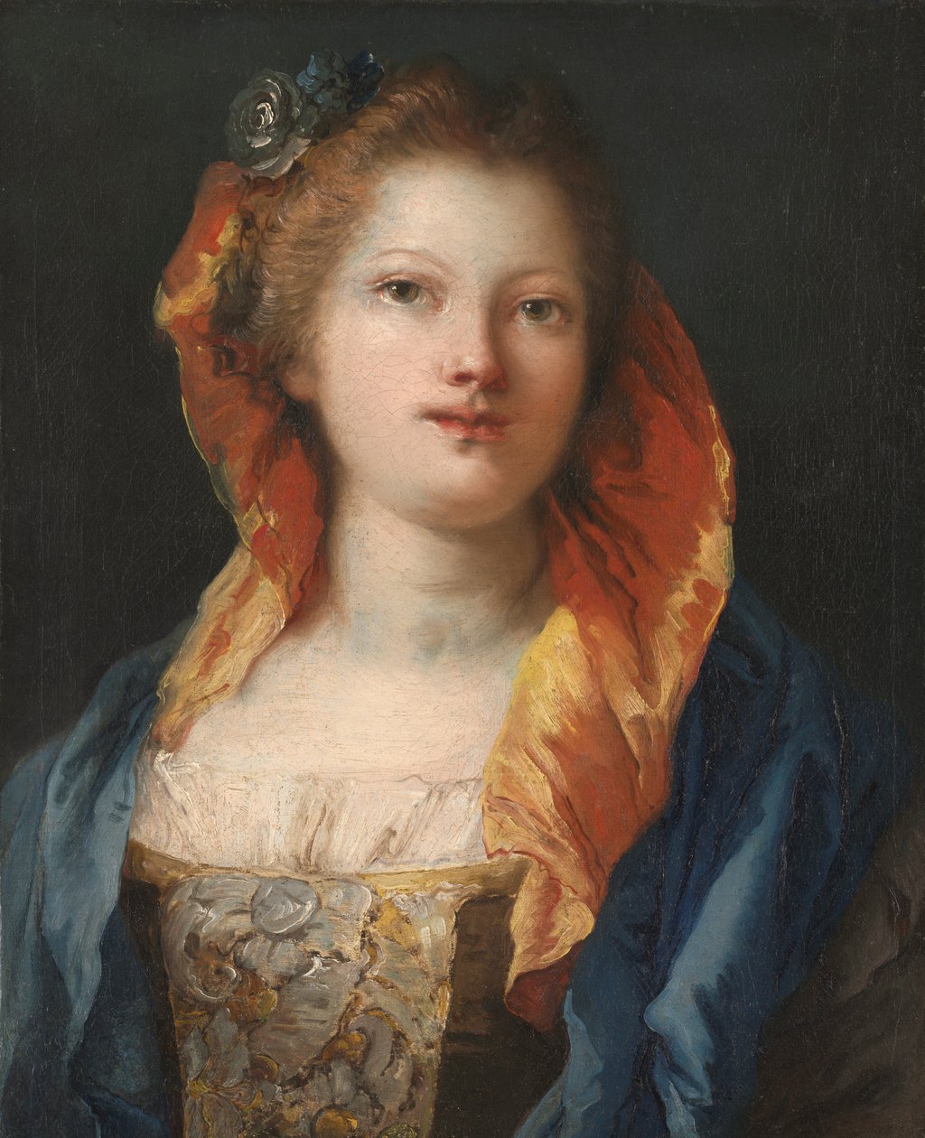 Női portré, 1762-1770. alkotó: Giovanni Domenico Tiepolo