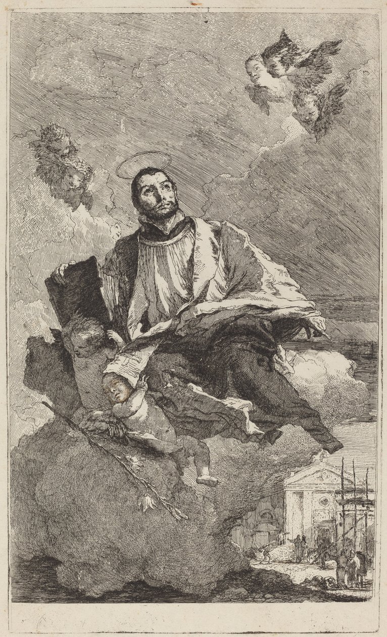 Thiene-i Szent Gaetano alkotó: Giovanni Domenico Tiepolo
