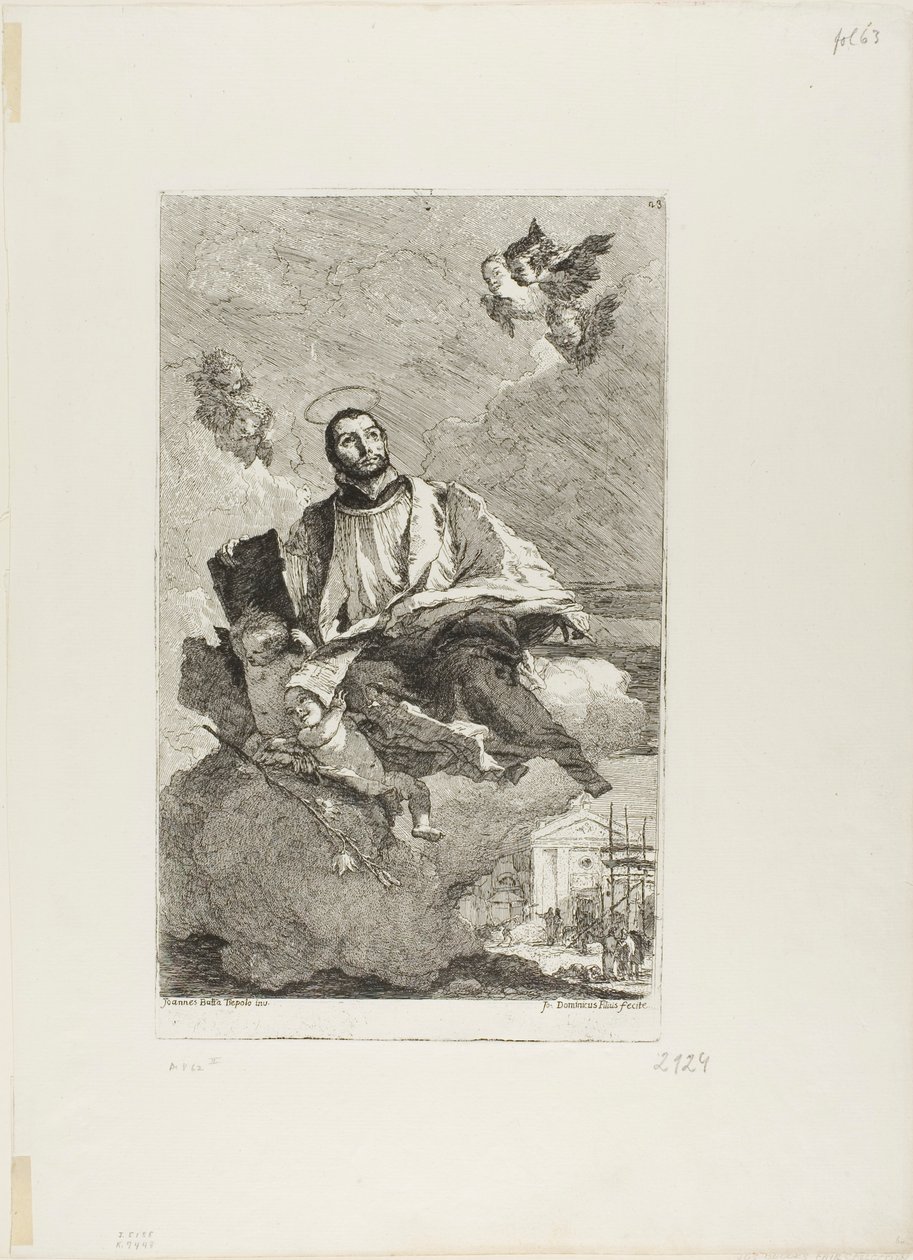 Thiene-i Szent Gaetano alkotó: Giovanni Domenico Tiepolo