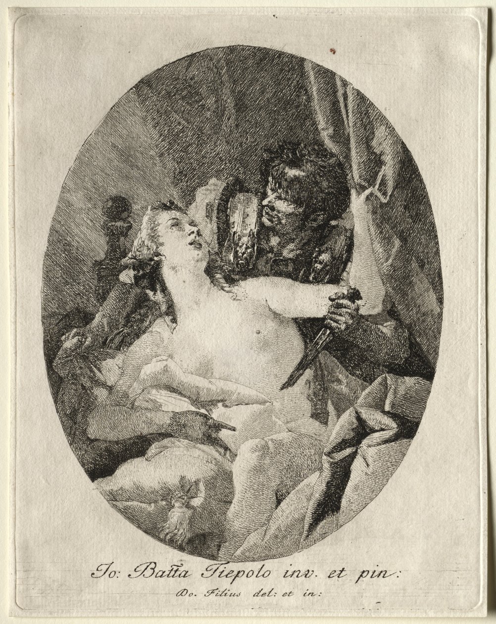 Tarquin és Lucretia alkotó: Giovanni Domenico Tiepolo
