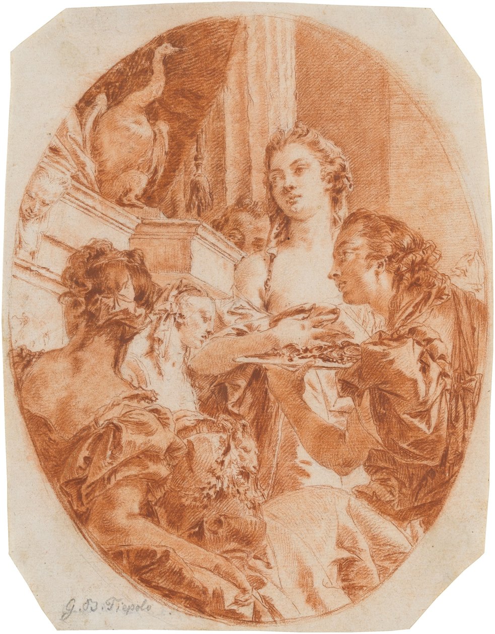 Tarquinius és Lucretia alkotó: Giovanni Domenico Tiepolo