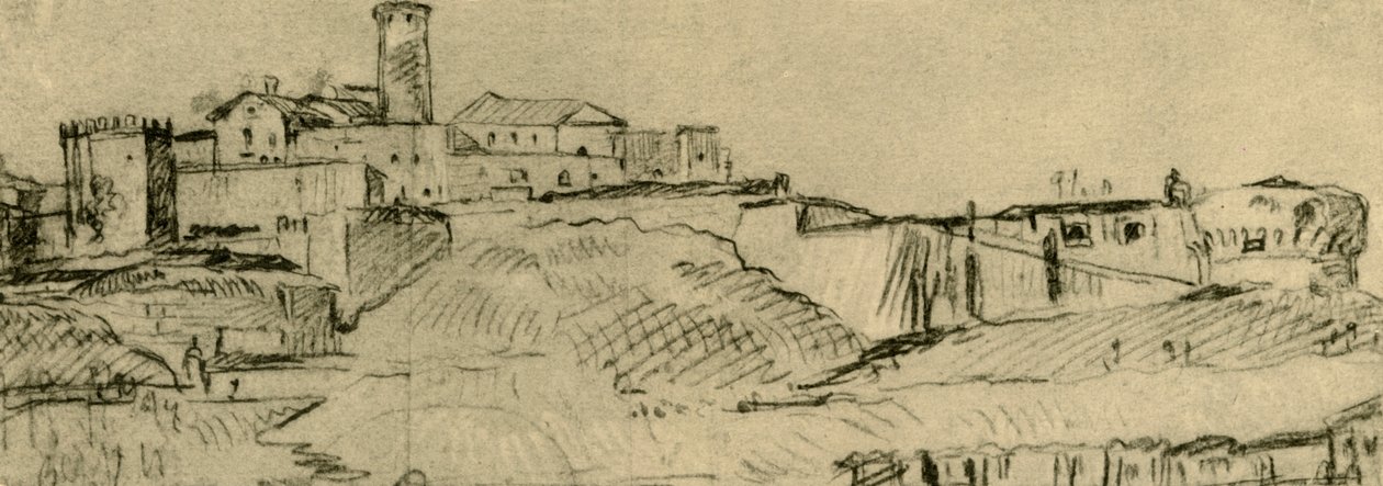 Brescia fellegvára, 18. század közepe, vége, 1928 alkotó: Giovanni Domenico Tiepolo