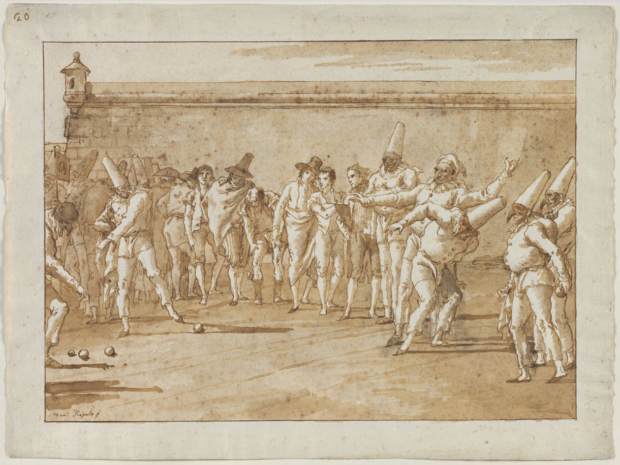 A tálak játéka alkotó: Giovanni Domenico Tiepolo