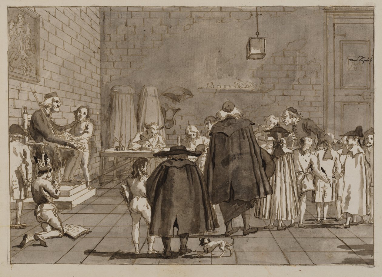 Az iskola alkotó: Giovanni Domenico Tiepolo