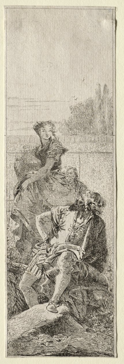 Két paraszt alkotó: Giovanni Domenico Tiepolo
