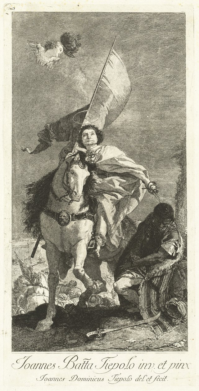Compostelai Szent Jakab alkotó: Giovanni Domenico Tiepolo after Giovanni Battista Tiepolo