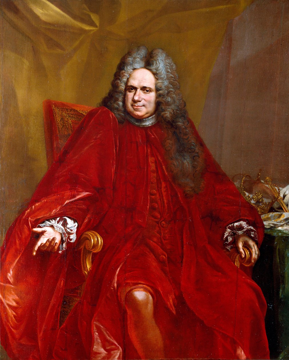 Benedetto Viale (1660-1749 kb.) a Gének Köztársaság dózse portréja 1717-től 1719-ig Giovanni Enrico Vaymer (1665-1738) festménye 1717-1719 Dim. 154x125 cm Sestri Levante, Galleria Rizzi alkotó: Giovanni Enrico Vaymer