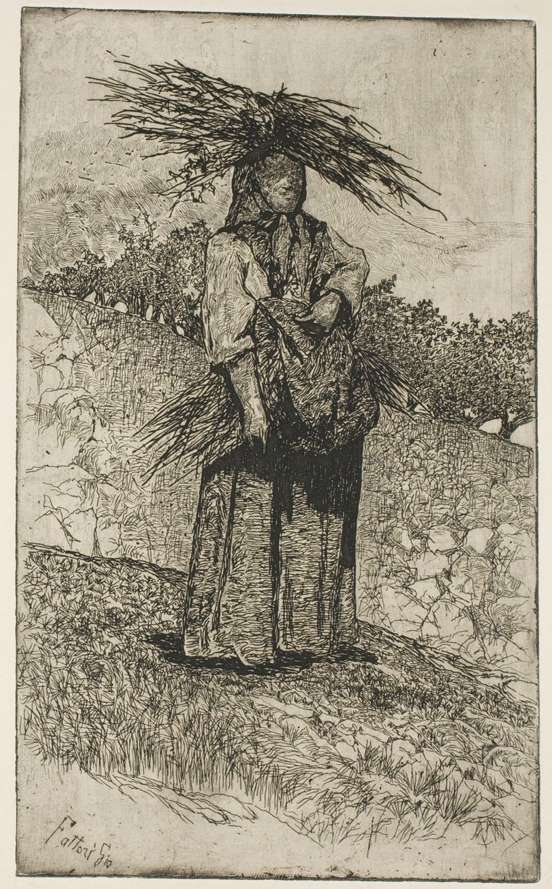 Boscaiola alkotó: Giovanni Fattori
