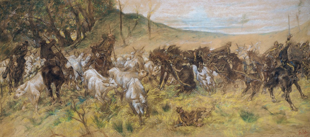 Végzetes találkozás alkotó: Giovanni Fattori