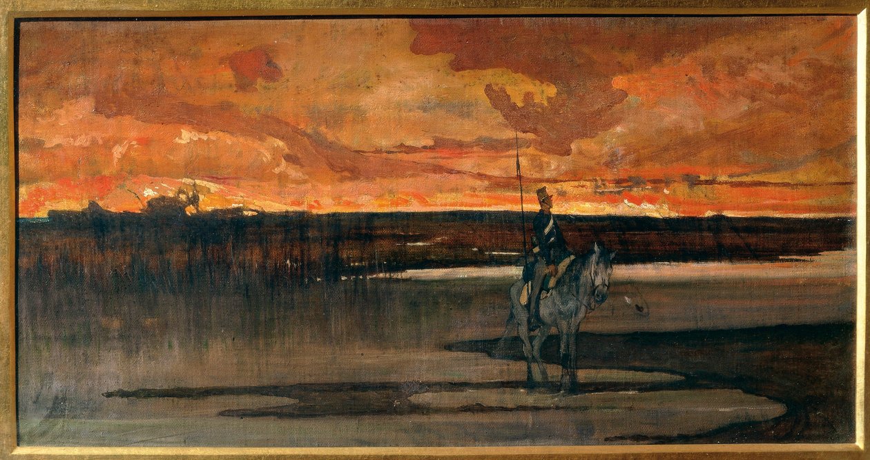 Olaszország, Firenze, Lancer alkotó: Giovanni Fattori