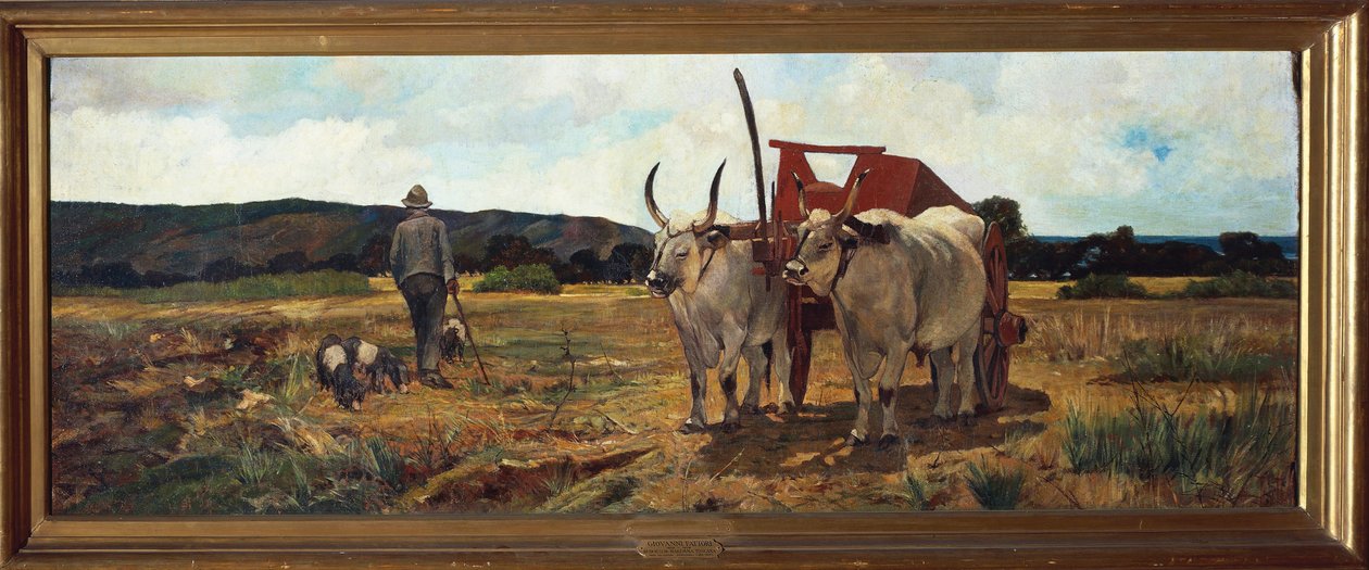 Olaszország, Firenze, toszkán Maremma, 1894 körül alkotó: Giovanni Fattori