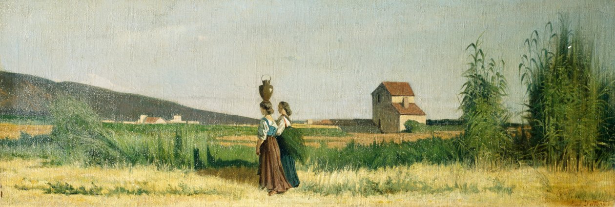 Livorno vízszállító alkotó: Giovanni Fattori