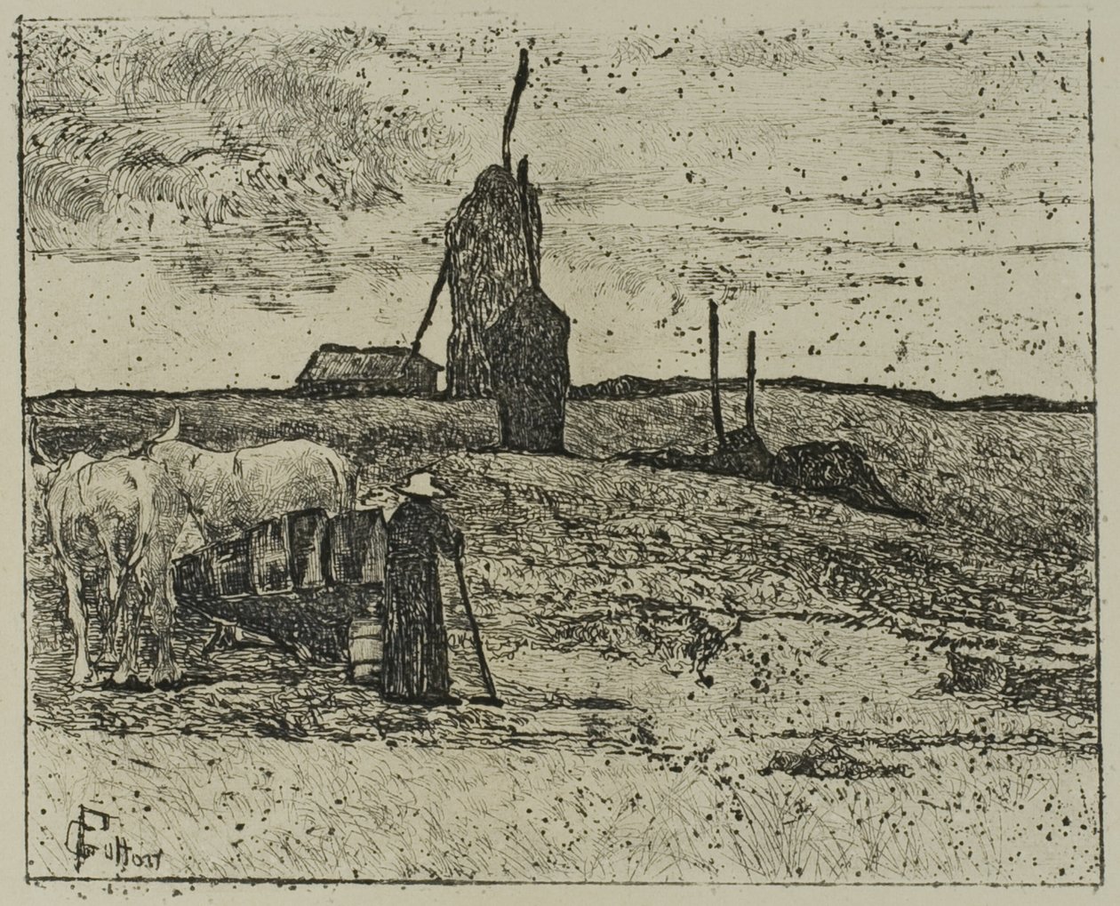 Maremma Toszkánában alkotó: Giovanni Fattori