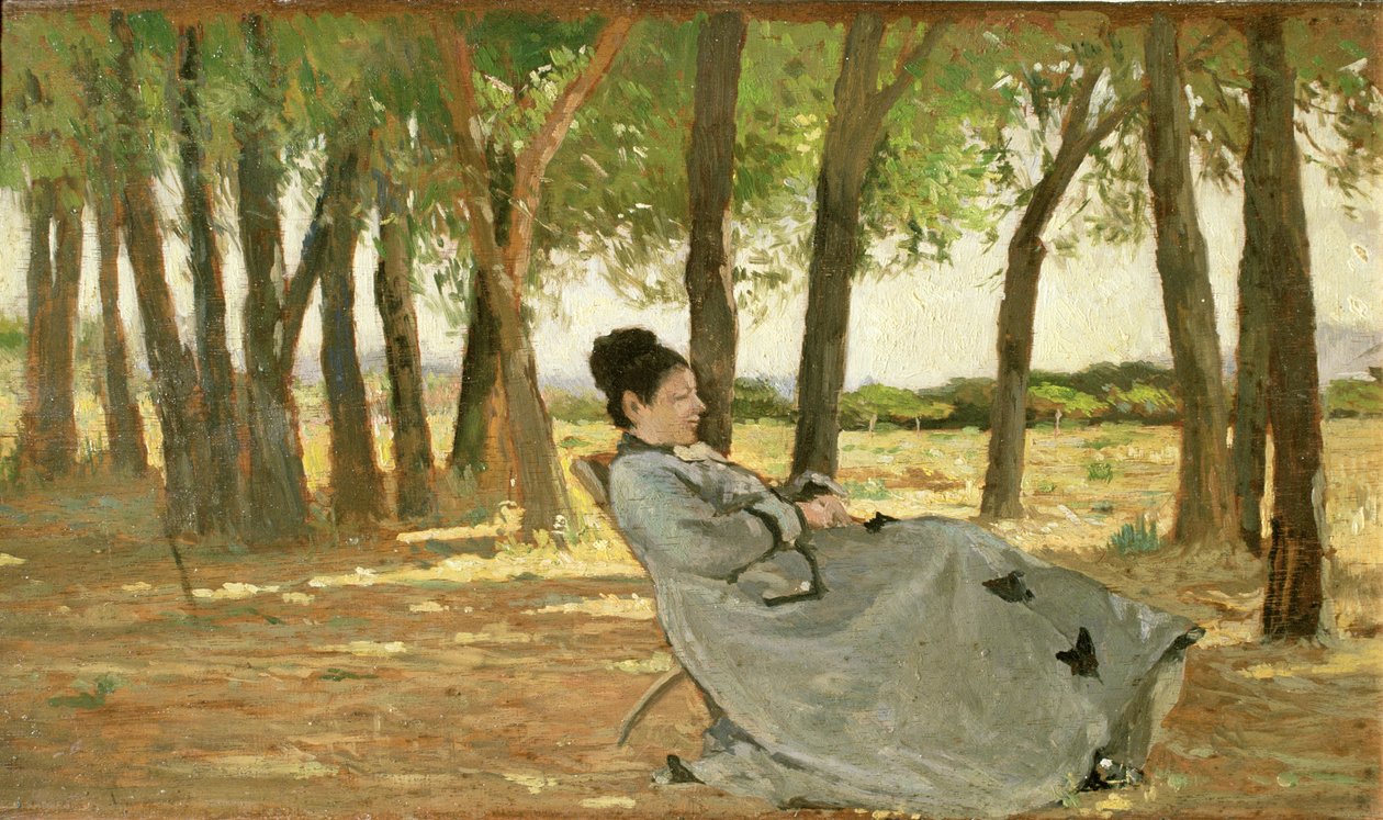Signora Martelli portréja alkotó: Giovanni Fattori