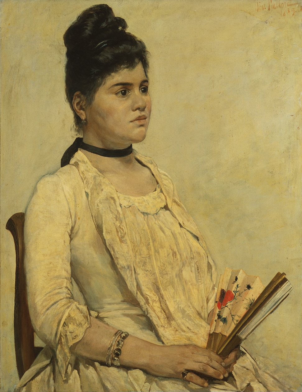 A mostohalány portréja alkotó: Giovanni Fattori