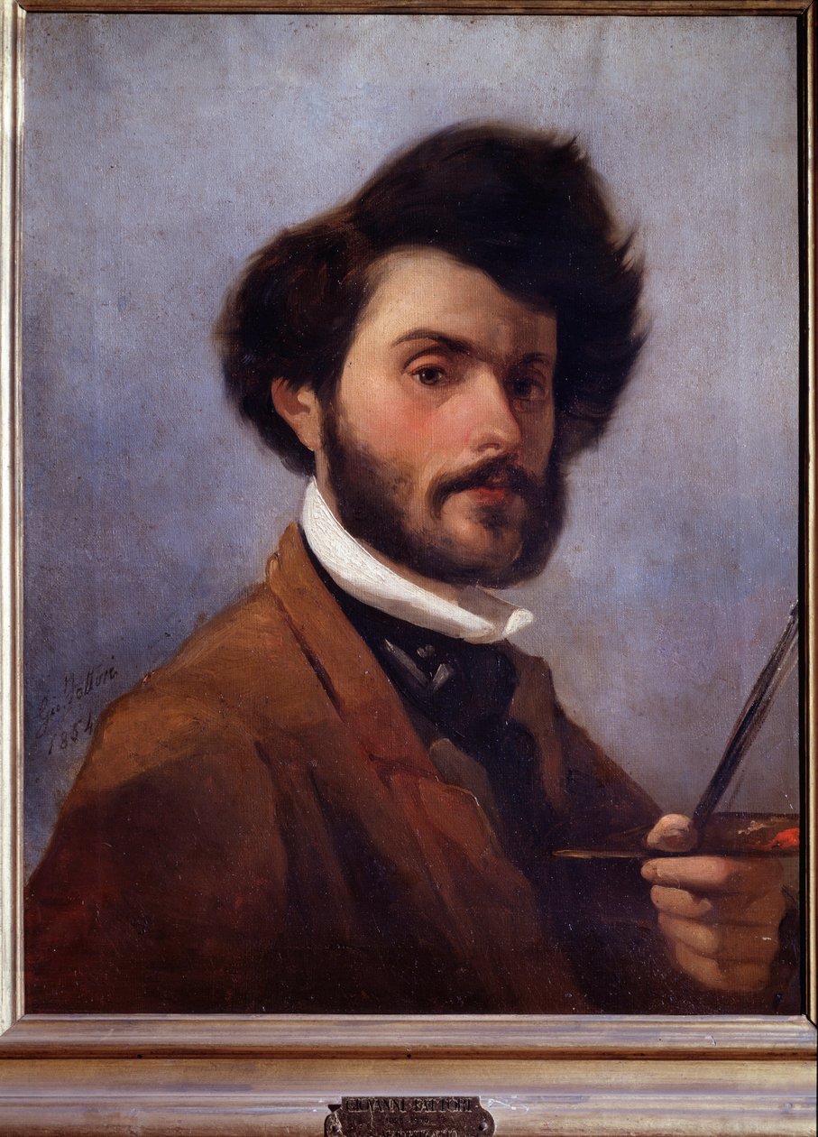 Önarckép 29 évesen (Festészet alkotó: Giovanni Fattori