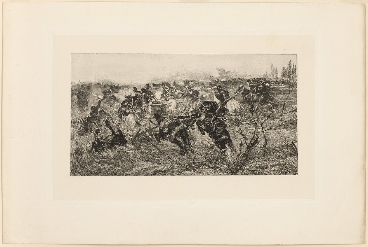 A lovassági roham alkotó: Giovanni Fattori