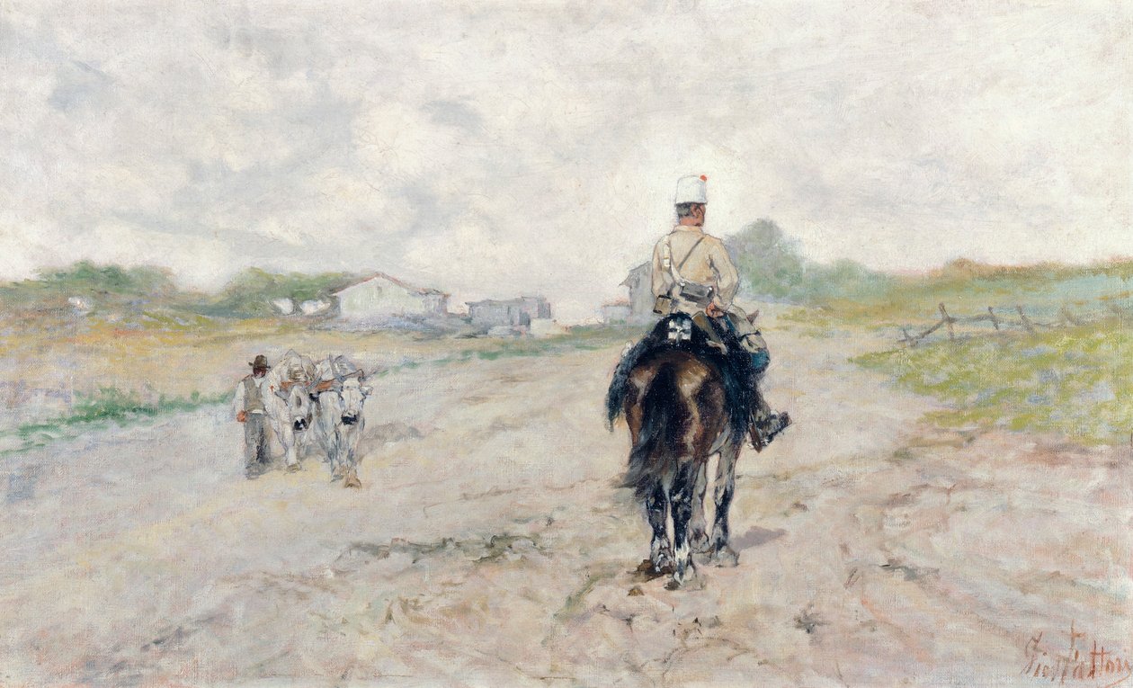 A katona, Giovanni Fattori (1825-1908) alkotó: Giovanni Fattori