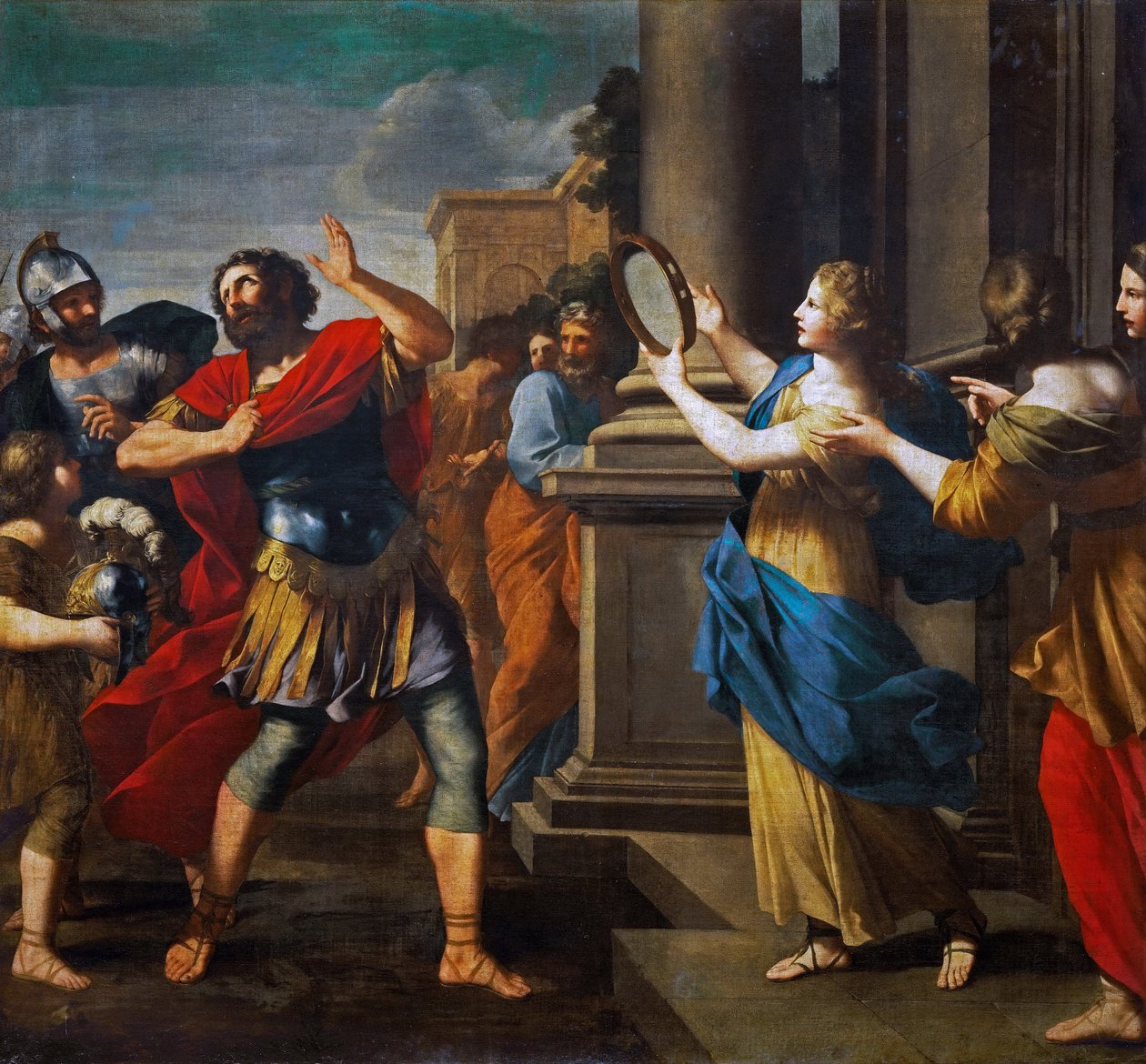 Barokk: Jefte lánya, Romanelli, Giovanni Francesco (1610-1662) alkotó: Giovanni Francesco Romanelli