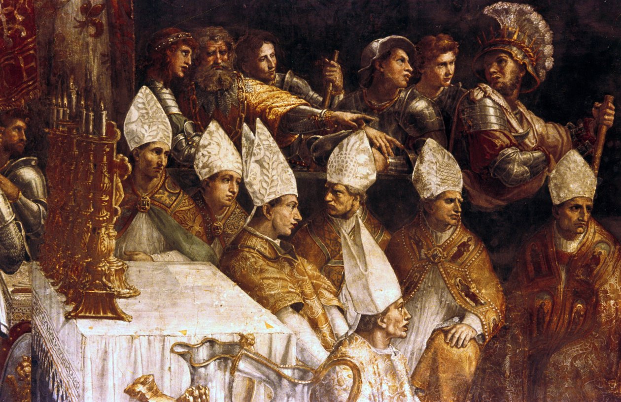 Nagy Károly koronázása (festmény) alkotó: Giovanni Francesco (c.1488 1528) Penni