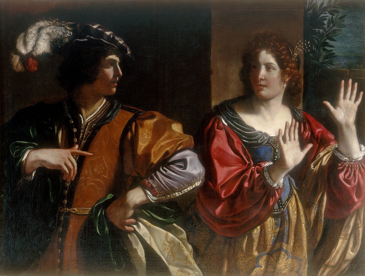 Hammon és Tamar alkotó: Giovanni Francesco Barbieri