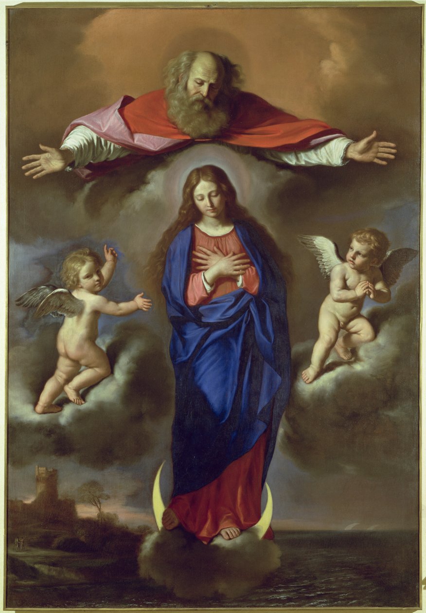 A Szeplőtelen Fogantatás alkotó: Giovanni Francesco Barbieri