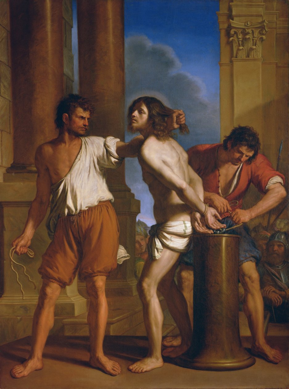 Krisztus lobogtatása alkotó: Giovanni Francesco Barbieri