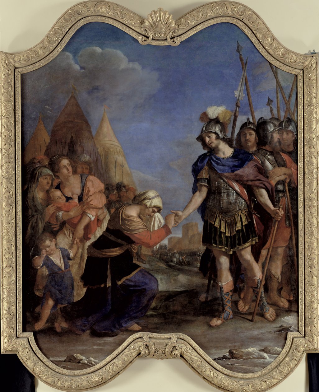 Volumnia Coriolanus előtt, 1643 alkotó: Giovanni Francesco Barbieri