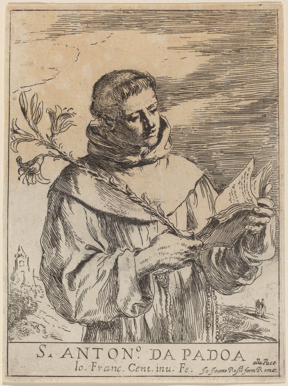 Páduai Szent Antal alkotó: Giovanni Francesco Barbieri, called Guercino