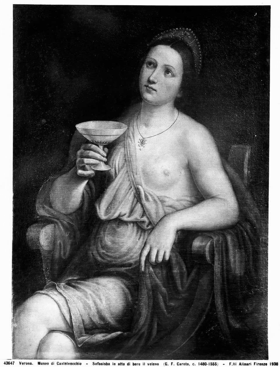 Sophonisbe alkotó: Giovanni Francesco Caroto