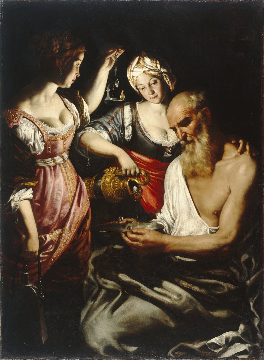 Lot and his Daughters alkotó: Giovanni Francesco Guerrieri